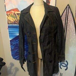 Guess long worms Jean jacket